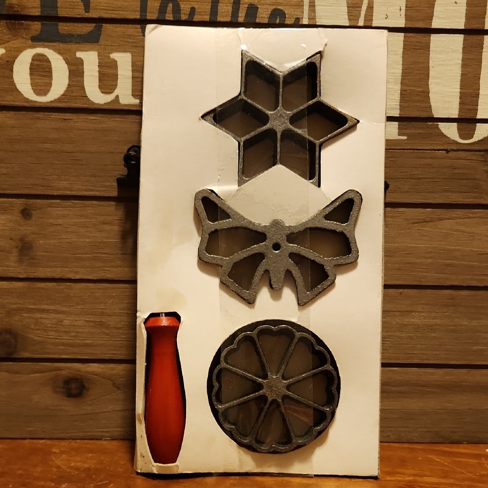 Rosette iron set. Star Butterfly Flower